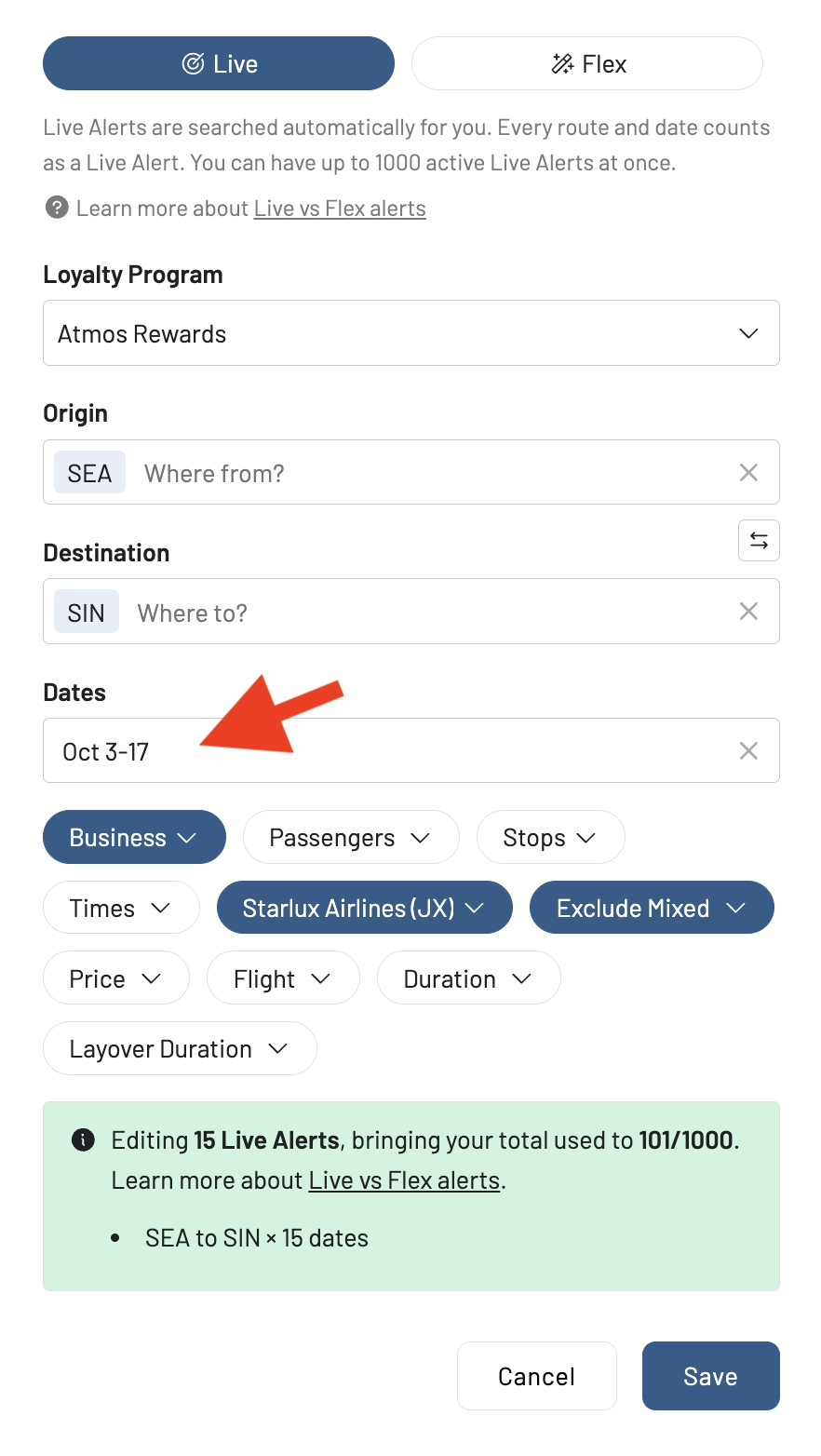Set an award alert in AwardFares to be notified when seats become available.
