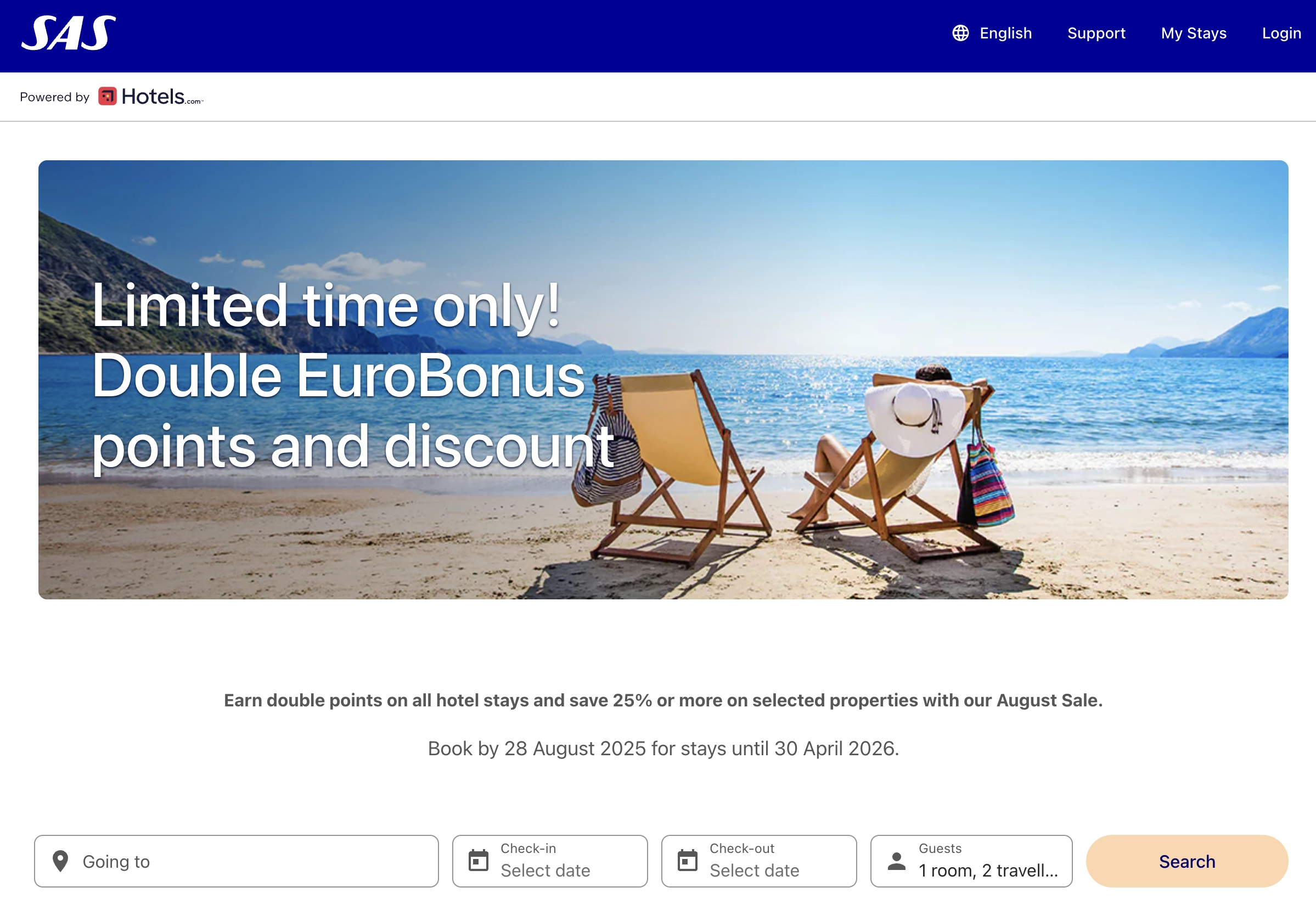 Hotels by SAS promotion image