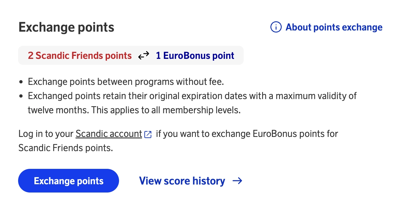 SAS EuroBonus and Scandic Friends logos