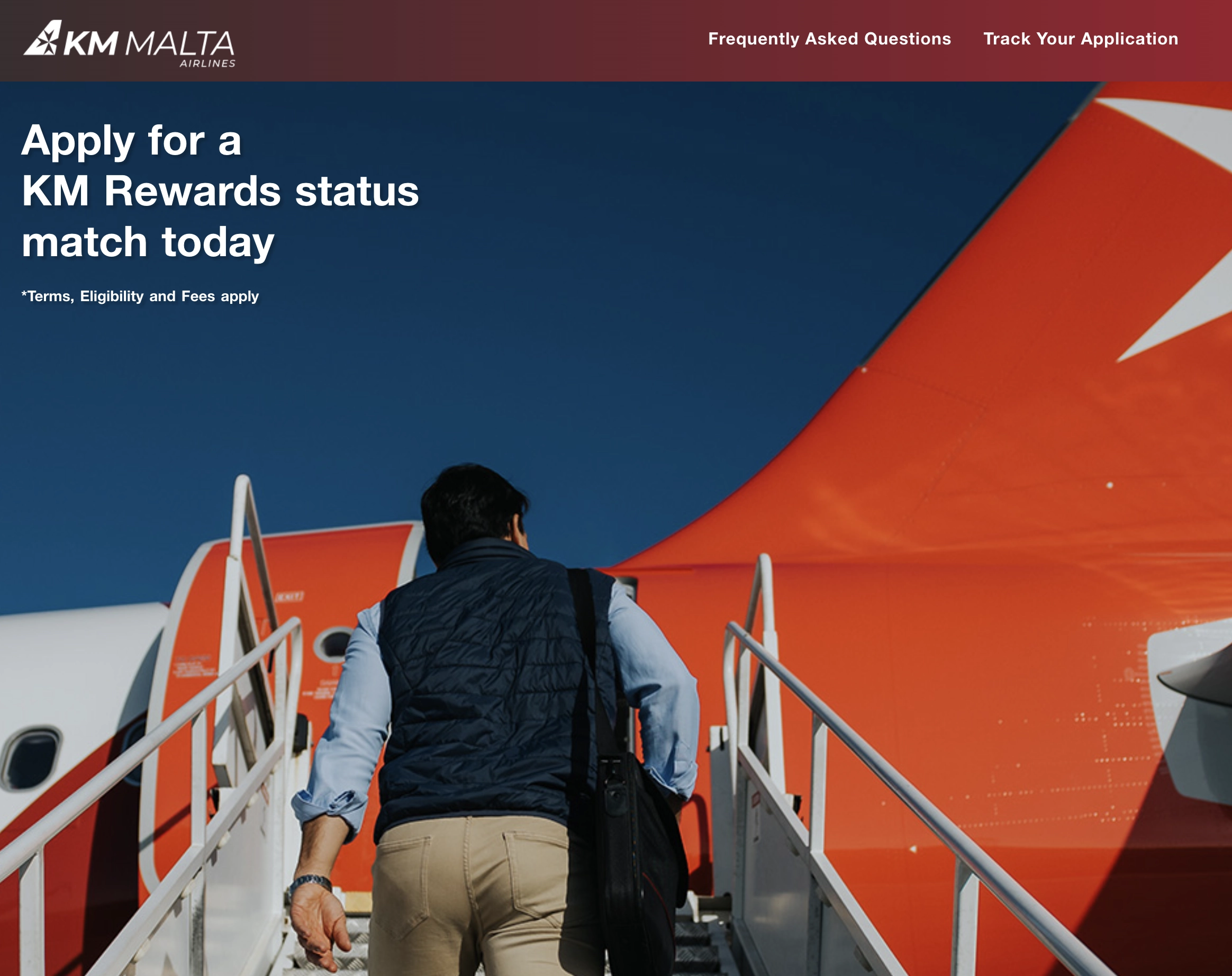 Ongoing KM Malta Status Match Offer.